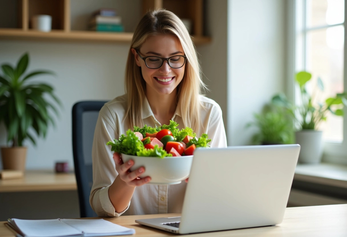 perte de poids  et  alimentation saine